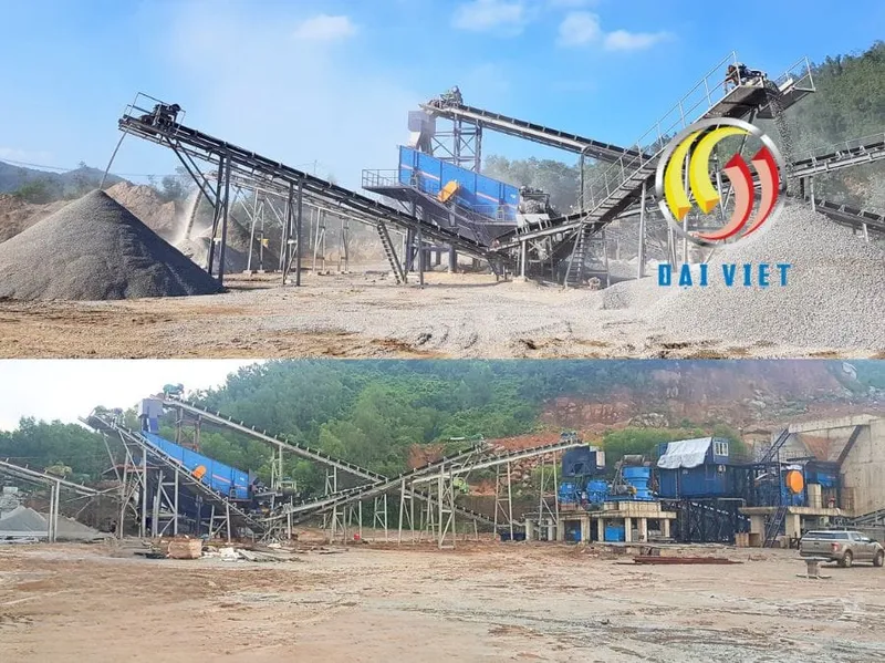 Sản phẩm day chuyen nghien da cat ha tinh 350 tan gio — Công Ty Cổ Phần Kinh Doanh Quốc Tế Đại Việt — MST 0106726264