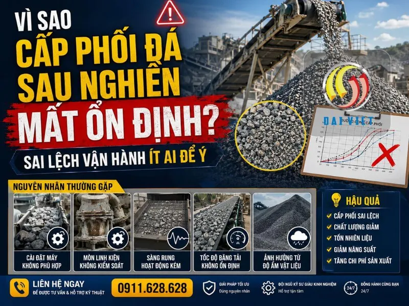 Sản phẩm vi sao cap phoi da sau nghien mat on dinh sai lech van hanh it ai de y — Công Ty Cổ Phần Kinh Doanh Quốc Tế Đại Việt — MST 0106726264