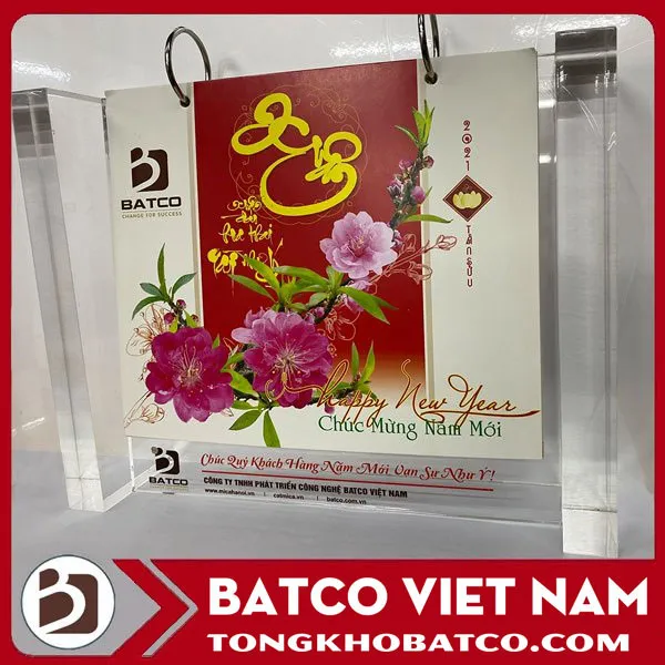 Sản phẩm Acrylic calender stands batco — Công Ty TNHH Phát Triển Công Nghệ Batco Việt Nam — MST 0106742019