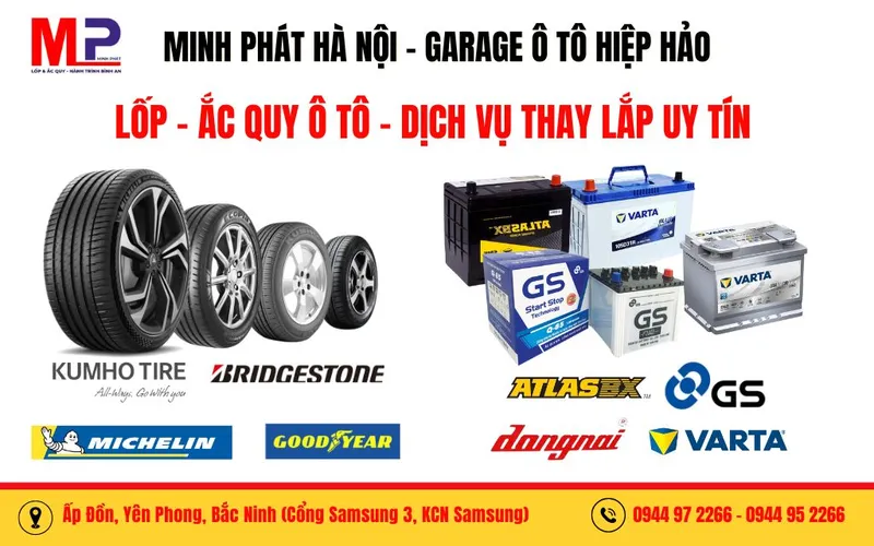 Sản phẩm lop ac quy hiep hao bac ninh — Công Ty CP Thương Mại Dịch Vụ Minh Phát Hà Nội — MST 0106755515