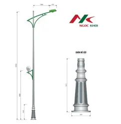 Sản phẩm cotdendegangdc01nk1 — Thiết Bị Chiếu Sáng Ngọc Khôi - Công Ty TNHH Cơ Điện Ngọc Khôi — MST 0106793197