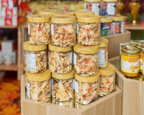 Sản phẩm nhan sam canada that lat hop 50gr — Thực Phẩm Dũng Hà - Công Ty TNHH Nông Sản Dũng Hà — MST 0106809337