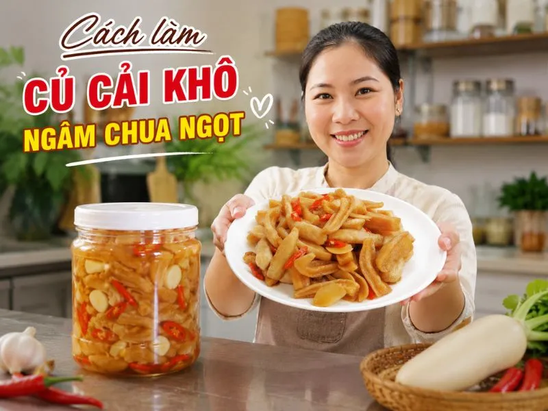Sản phẩm cach lam cu cai kho ngam chua ngot — Thực Phẩm Dũng Hà - Công Ty TNHH Nông Sản Dũng Hà — MST 0106809337