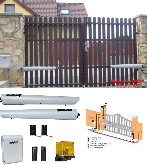 Sản phẩm cong tu dong tay don faac model S418 — Cửa Cổng Tự Động Hải Hà - Công Ty TNHH Thiết Bị Tự Động Hải Hà — MST 0106829100
