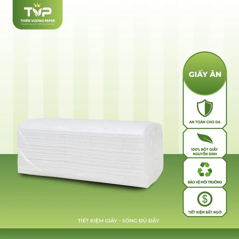 Sản phẩm Giay lau tay da nang 100 to 2 lop — Công Ty TNHH Thiên Vương Paper — MST 0106837694
