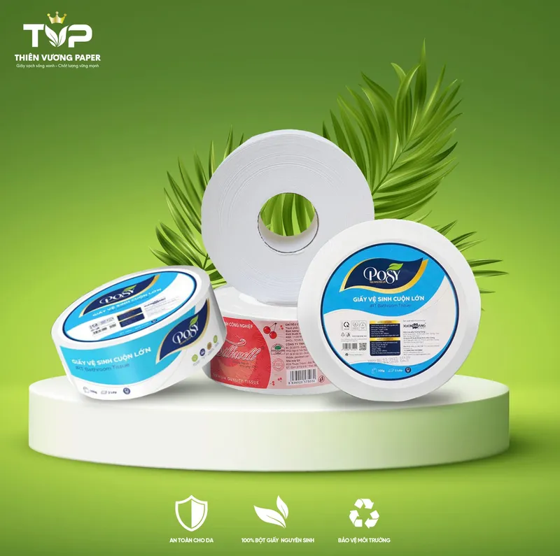 Sản phẩm Giay ve sinh cuon lon Thien vuong paper — Công Ty TNHH Thiên Vương Paper — MST 0106837694