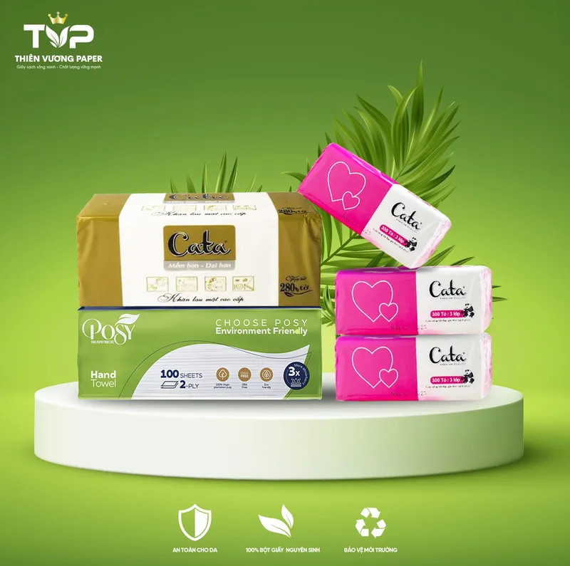 Sản phẩm Khan giay lua thien vuong paper — Công Ty TNHH Thiên Vương Paper — MST 0106837694
