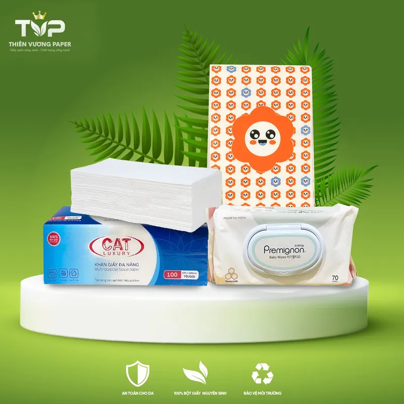 Sản phẩm Giay lau tay da nang — Công Ty TNHH Thiên Vương Paper — MST 0106837694