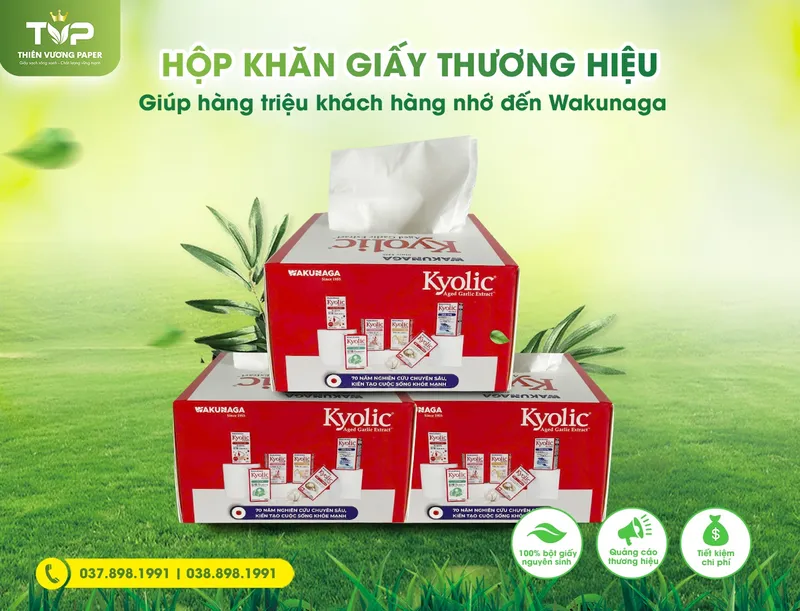 Sản phẩm Hop khan giay thuong hieu — Công Ty TNHH Thiên Vương Paper — MST 0106837694