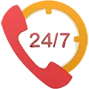Sản phẩm 24 7 icon goi dien 1.png — Công Ty TNHH Đầu Tư Phát Triển Công Nghệ Việt Phát — MST 0106848985