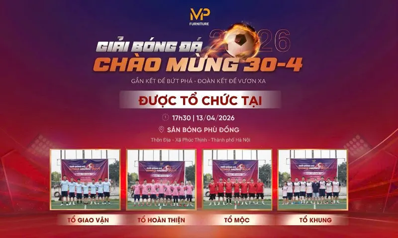 Sản phẩm giai bong da noi bo 2 — Công Ty TNHH Sản Xuất Và TM Nội Thất Minh Phú — MST 0106865941