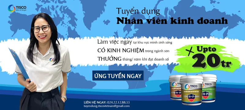 Sản phẩm img tuyen dung a1 — Công Ty Cổ Phần Sơn Tisco Việt Nam — MST 0106867473