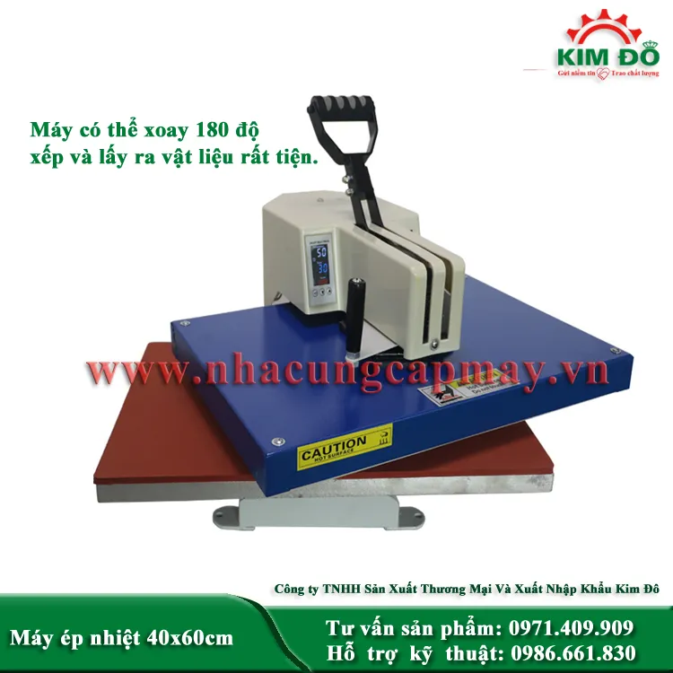 Sản phẩm may ep nhiet dau xoay 180 do — Công Ty TNHH SX TM Và XNK Kim Đô — MST 0106878605