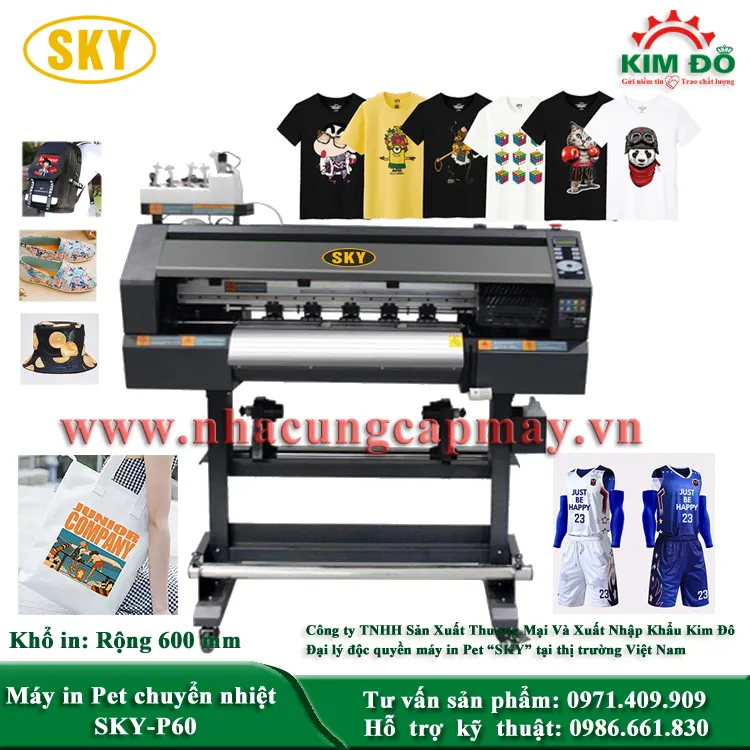 Sản phẩm may in pet skyp60 — Công Ty TNHH SX TM Và XNK Kim Đô — MST 0106878605