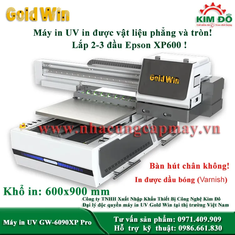 Sản phẩm may in uv gw6090 pro — Công Ty TNHH SX TM Và XNK Kim Đô — MST 0106878605