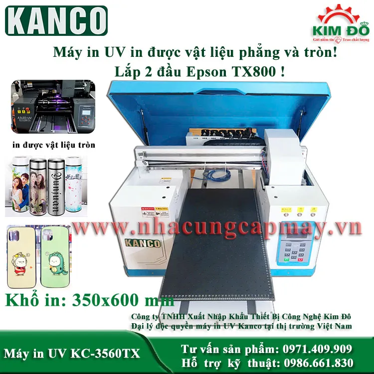 Sản phẩm may in uv kanco3560 — Công Ty TNHH SX TM Và XNK Kim Đô — MST 0106878605