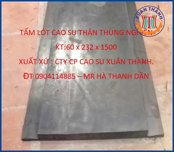 Sản phẩm bo sung 8 — Cao Su Xuân Thành - Công Ty CP Cao Su Kỹ Thuật Và Vật Tư Công Nghiệp Xuân Thành — MST 0106879750
