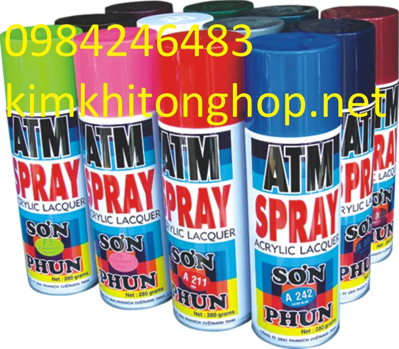 Sản phẩm Son ATM — Công Ty TNHH Thương Mại Vật Tư Kim Khí Tổng Hợp Tân Đại Phát — MST 0106907856