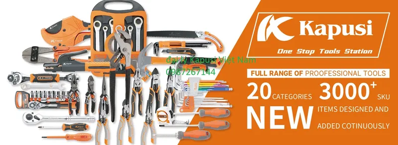 Sản phẩm dung cu kapusi — Công Ty TNHH Thương Mại Vật Tư Kim Khí Tổng Hợp Tân Đại Phát — MST 0106907856