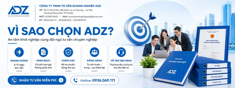 Sản phẩm thanhlapdoanhnghiep4 — Công Ty TNHH Tư Vấn Dịch Vụ Doanh Nghiệp ADZ — MST 0106913602