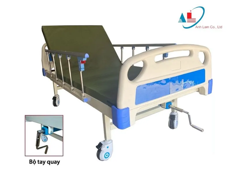Sản phẩm giuong benh nhan 1 tay quay lucass gb 8e — Công Ty TNHH Đầu Tư TM Anh Lâm — MST 0106917188