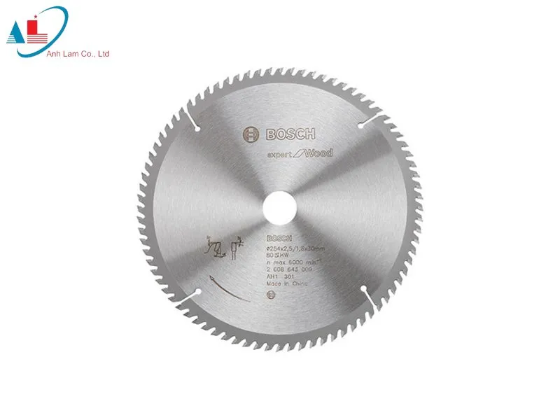 Sản phẩm luoi cua go chuyen dung Bosch 2608643007 254x30xT40 — Công Ty TNHH Đầu Tư TM Anh Lâm — MST 0106917188