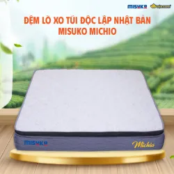 Sản phẩm 250_9613_dem_lo_xo_tui_doc_lap_misuko_michio — Đệm Xanh - Công Ty TNHH Sản Xuất Và Đầu Tư Minh Phong — MST 0106928824