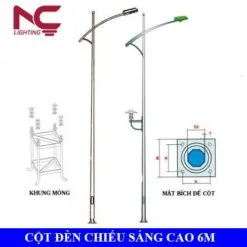 Sản phẩm Cot den chieu sang cao 6m 247x247 — NC Lighting - Công ty TNHH Cơ Điện Và Chiếu Sáng Đô Thị Việt Nam — MST 0106985692
