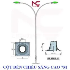 Sản phẩm Cot den chieu sang cao 7m 247x247 — NC Lighting - Công ty TNHH Cơ Điện Và Chiếu Sáng Đô Thị Việt Nam — MST 0106985692