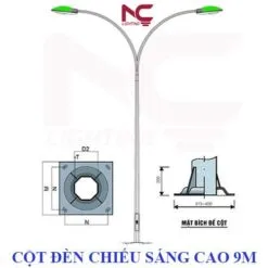 Sản phẩm Cot den duong chieu sang cao 9m 247x247 — NC Lighting - Công ty TNHH Cơ Điện Và Chiếu Sáng Đô Thị Việt Nam — MST 0106985692