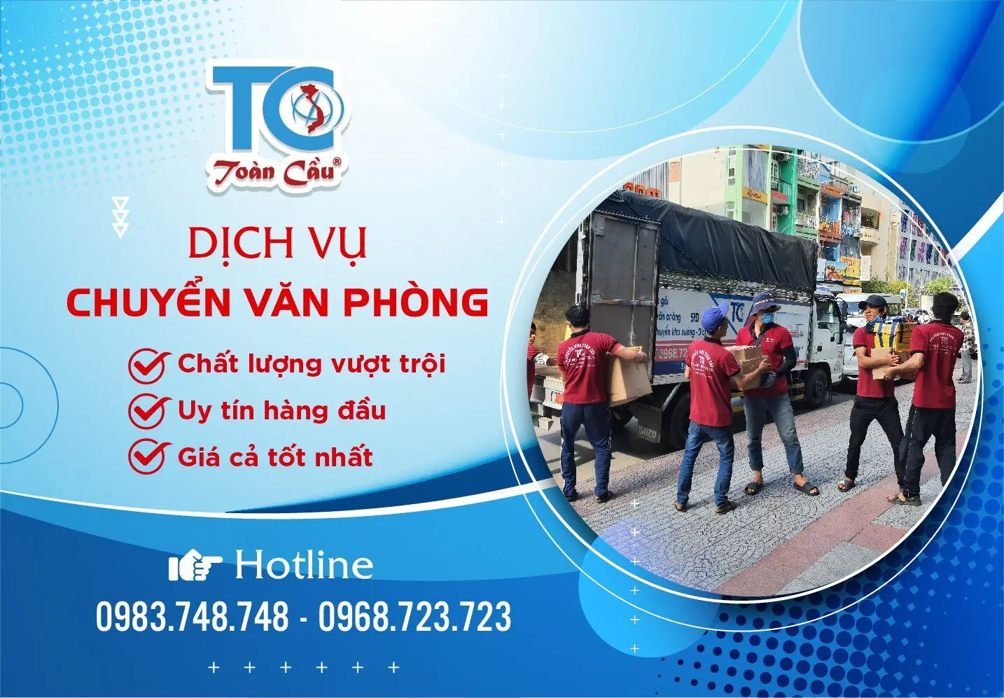 Sản phẩm dich vu chuyen van phong gia re — Công Ty CP TM DV Vận Chuyển Toàn Cầu — MST 0106999991