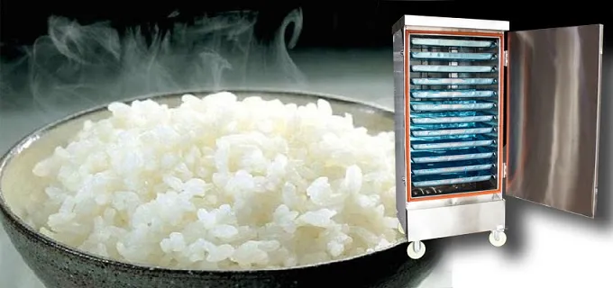 Sản phẩm cach nau com bang tu cong nghiep — Công Ty TNHH Kỹ Thuật Cơ Điện Lạnh Xuân Việt Phát — MST 0107020175