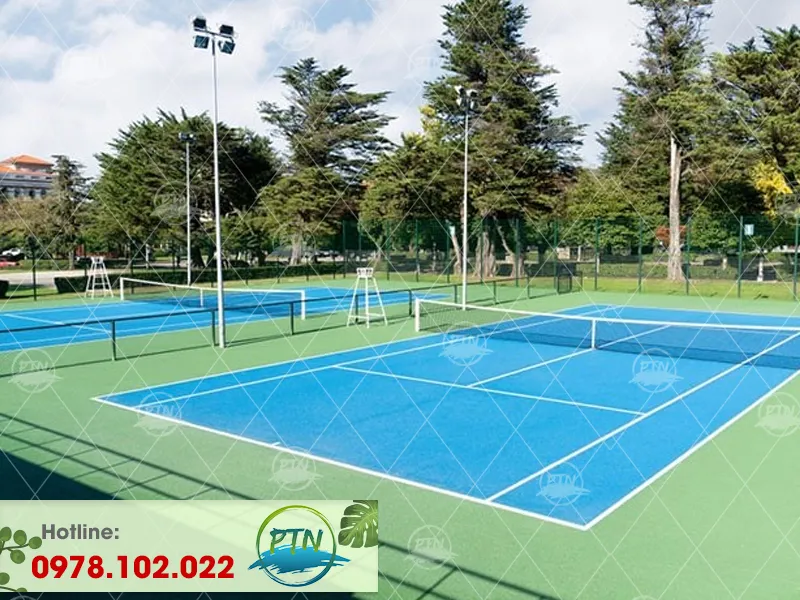 Sản phẩm thi cong san tennis tai ha noi  — Cỏ Nhân Tạo Cao Nguyễn - Công Ty TNHH Đầu Tư Và Thương Mại Cao Nguyễn — MST 0107072374