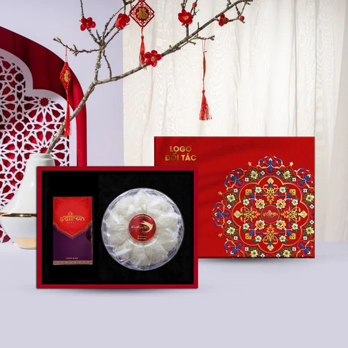Sản phẩm Set qua Tet Saffron SALAM Yen sao 5 — Quà Tặng Saffron - Công Ty Cổ Phần Saffron Việt Nam — MST 0107074910