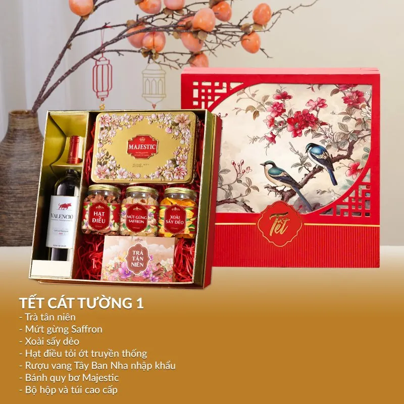 Sản phẩm tet cat tuong 1 ruou vang k gia — Quà Tặng Saffron - Công Ty Cổ Phần Saffron Việt Nam — MST 0107074910