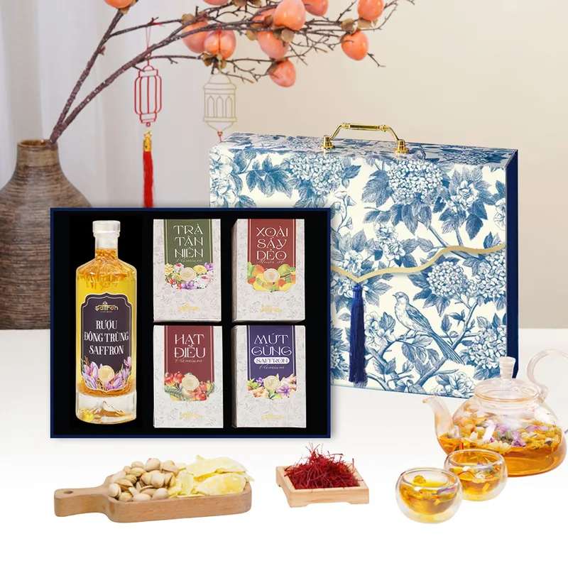Sản phẩm set qua tet van phuc — Quà Tặng Saffron - Công Ty Cổ Phần Saffron Việt Nam — MST 0107074910