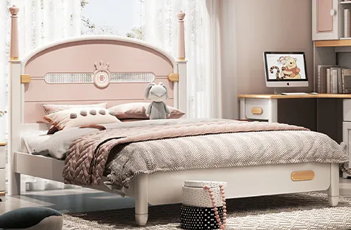 Sản phẩm giuong ngu hien dai cho nang cong chua nho HHML302G — Công Ty CP TM Vương Quốc Nội Thất — MST 0107105291