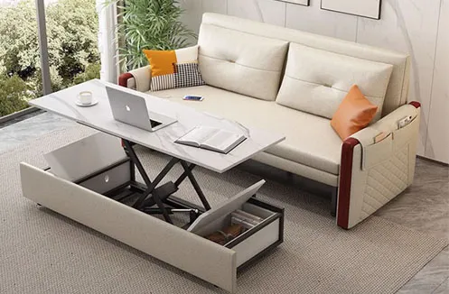 Sản phẩm bo sofa thong minh cao cap kem ban tra da nang YC008 — Công Ty CP TM Vương Quốc Nội Thất — MST 0107105291