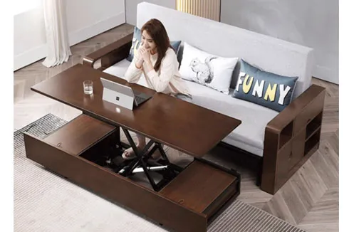 Sản phẩm bo sofa giuong da nang kem ban tra thong minh tien dung YC13 — Công Ty CP TM Vương Quốc Nội Thất — MST 0107105291