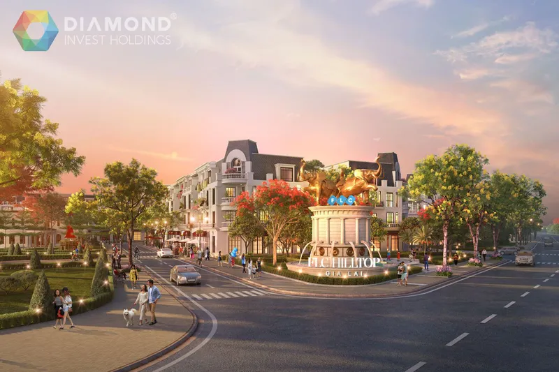 Sản phẩm 01 phoi canh nha pho shophouse du an flc hilltop gia lai — Công Ty Cổ Phần Đầu Tư Và Phát Triển Kim Cương — MST 0107124248