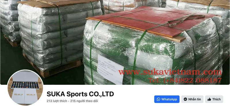 Sản phẩm fanpage sukavietnam — Công Ty TNHH Thể Thao Suka Việt Nam — MST 0107288535