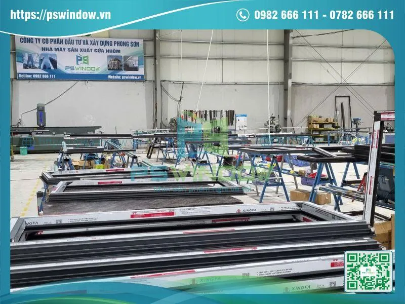 Nhà máy Cửa PS Window - Công Ty Cổ Phần Đầu Tư Và Xây Dựng Phong Sơn #1 — MST 0107340802