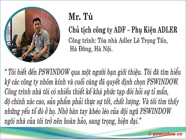 Văn phòng Cửa PS Window - Công Ty Cổ Phần Đầu Tư Và Xây Dựng Phong Sơn #? — MST 0107340802