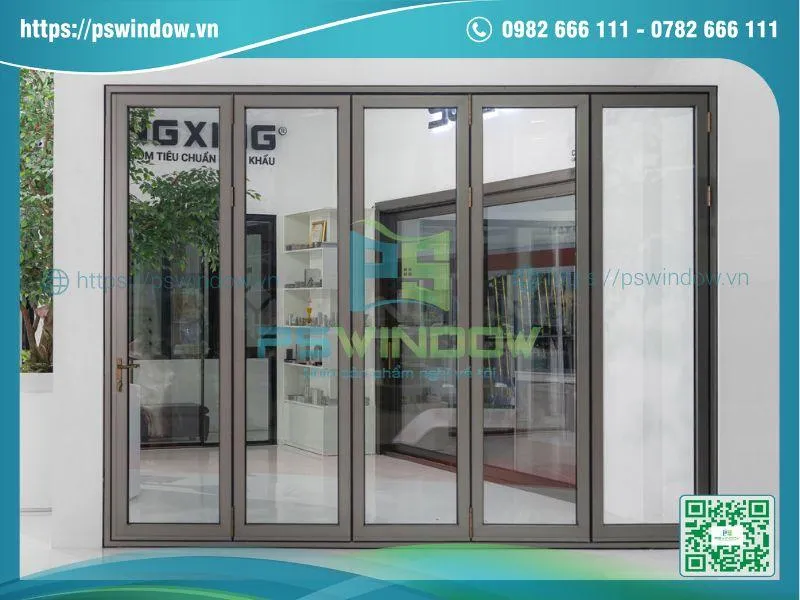 Sản phẩm cua di xep truot nhom soco he 75 — Cửa PS Window - Công Ty Cổ Phần Đầu Tư Và Xây Dựng Phong Sơn — MST 0107340802