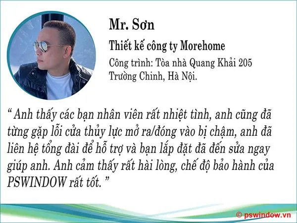 Sản phẩm khach hang toa nha quang khai 205 truong trinh ha noi noi ve pswindow thumb — Cửa PS Window - Công Ty Cổ Phần Đầu Tư Và Xây Dựng Phong Sơn — MST 0107340802