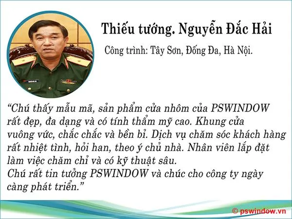 Sản phẩm thieu tuong nguyen dac hai chia se ve san pham dich vu cua pswindow thumb — Cửa PS Window - Công Ty Cổ Phần Đầu Tư Và Xây Dựng Phong Sơn — MST 0107340802
