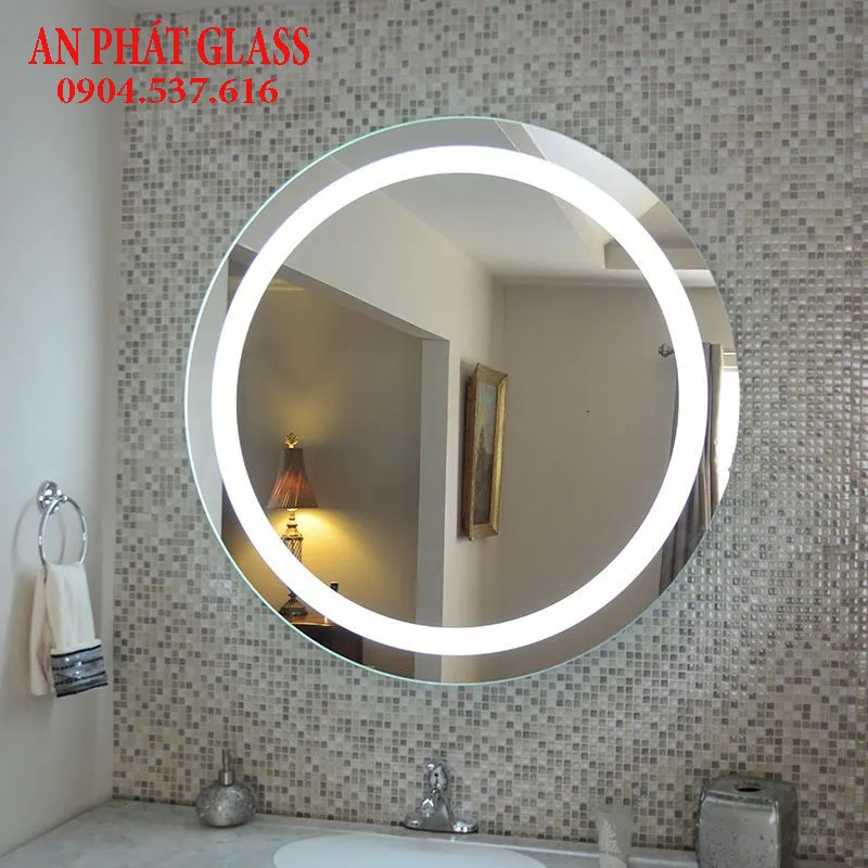 Sản phẩm guong soi den led phat sang 2 — Công Ty CP Đầu Tư Xây Dựng Và Nội Thất An Phát — MST 0107345166