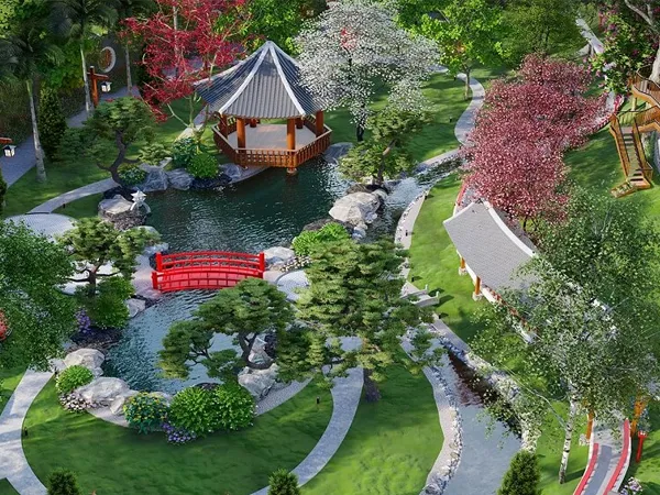 Sản phẩm thiet ke san vuon — Công Ty Cổ Phần Dịch Vụ Và Sản Xuất Sơn Kim Việt Nam — MST 0107351360