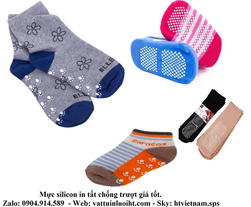 Sản phẩm silicon in tat chong truot — Thiết Bị Vật Tư In Vải HT - Công Ty TNHH Sản Xuất Và Kinh Doanh HT Việt Nam — MST 0107351681