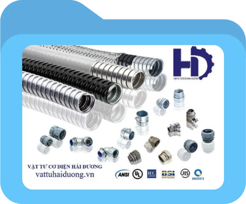 Sản phẩm Phu kien ong ruot ga loi thep — ống Luồn Dây Điện Hải Dương - Công Ty TNHH Vật Tư Cơ Điện Hải Dương — MST 0107357563